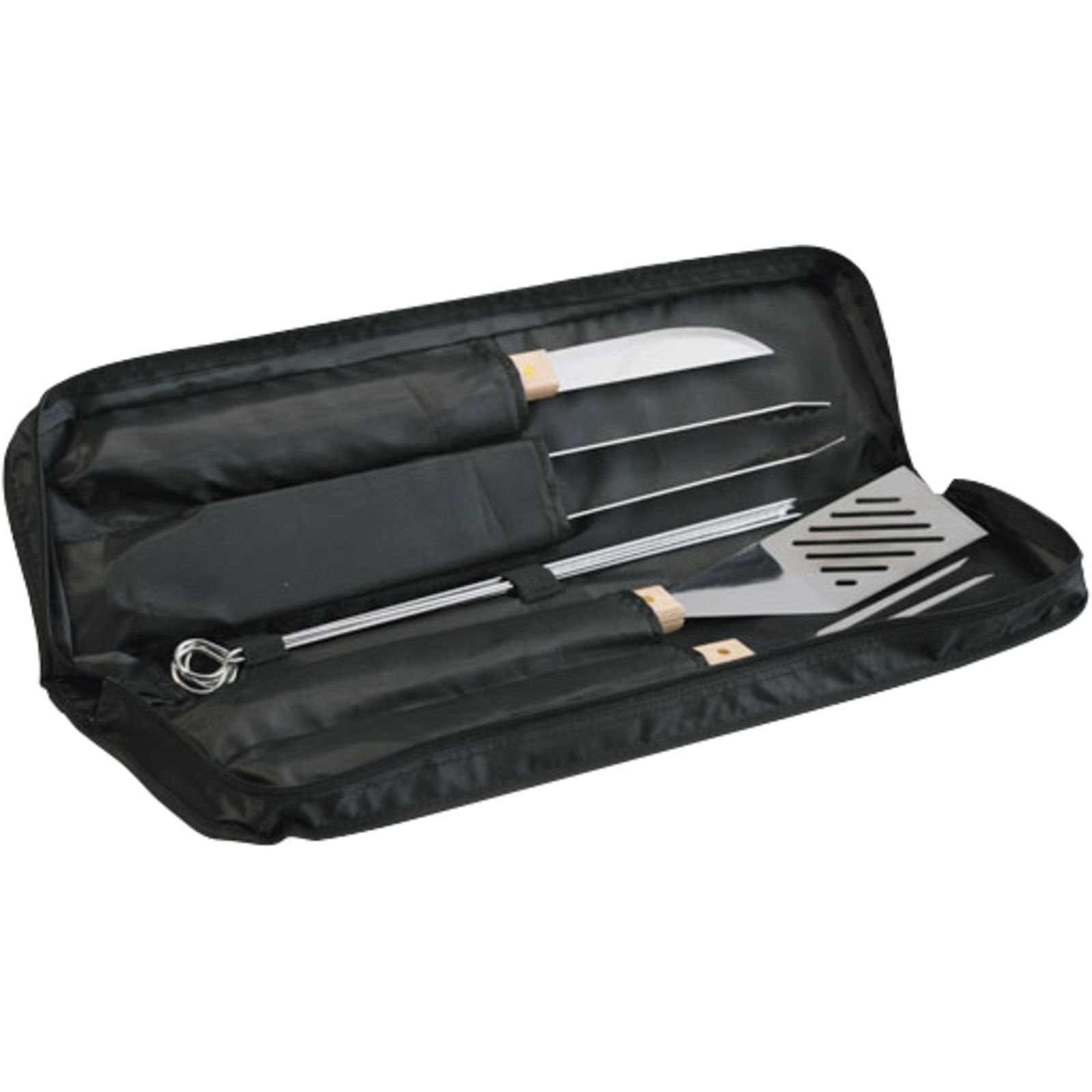 Campingaz 205829 Borsa Utensili In Tessuto, Nero, 55 x 14 x 6 cm & 2000032369 Spazzola Pulizia Triangolare, Nero, 8x7x7 cm