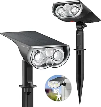 Linkind Solar Outdoor Lights with Motion Sensor (2-Pack)
