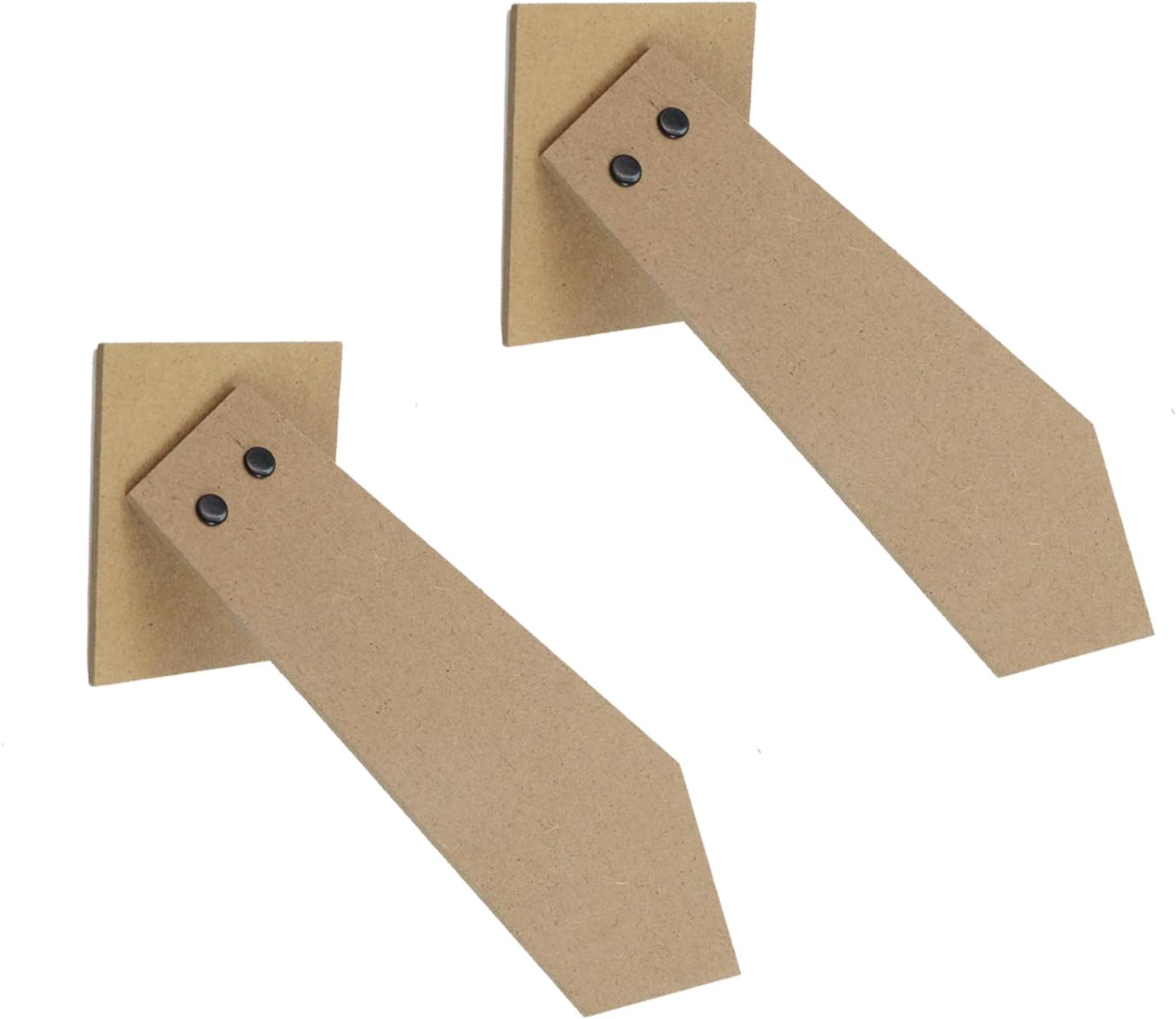 Crapyt 2 Pcs Easel Back with Double-sided Tape, Kraft Paper Picture Photo Frame Easel