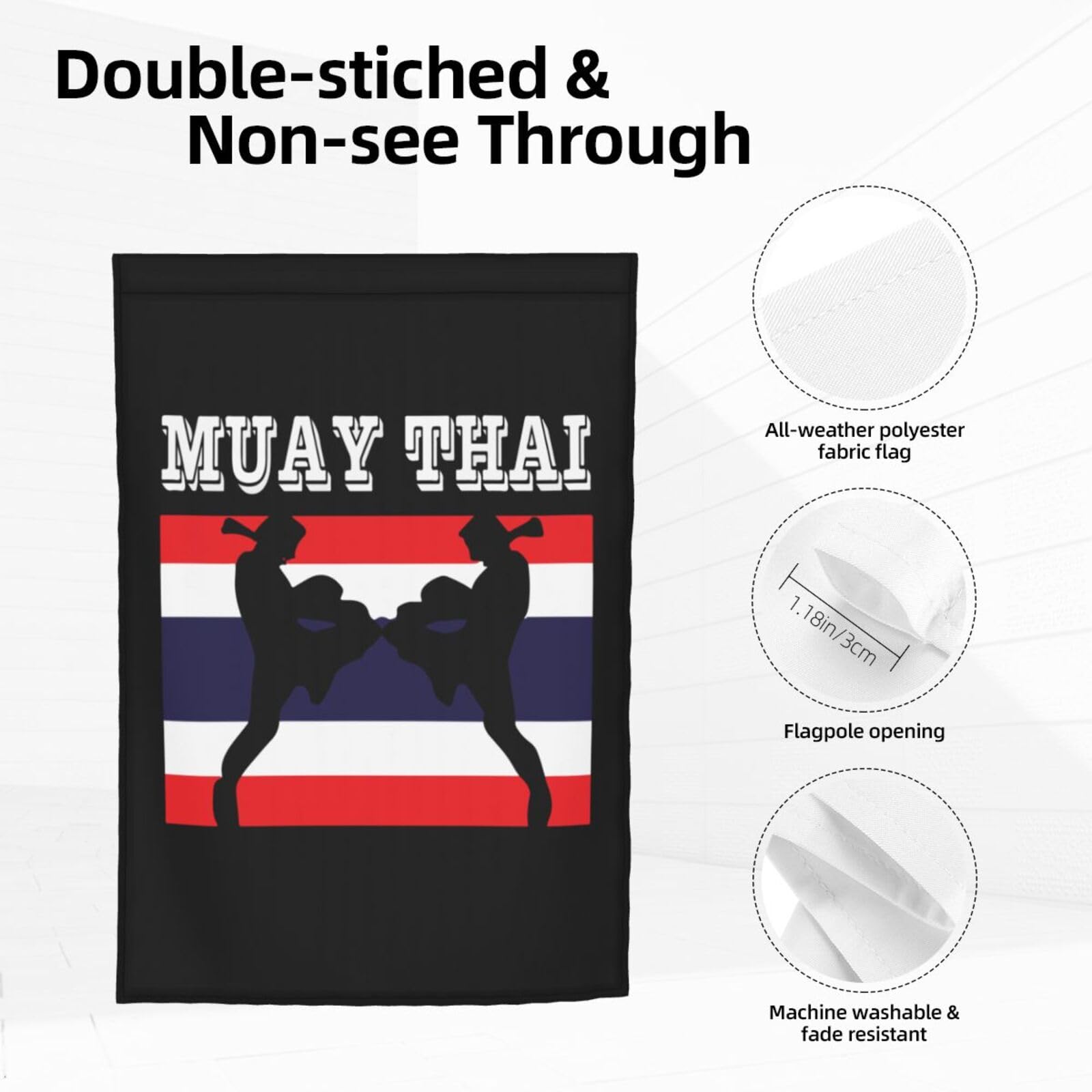 Drapeaux De Jardin 90x150cm, Aigle Thaïlande Drapeau Paysage