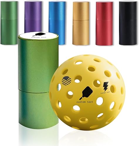 Miniatura 11 de Marcador de sello de pickleball personalizado - Sello de nombre personalizado para bolas de pickleball, sin ensuciar, tinta de larga duración,