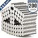 DIYMAG 200PCS Refrigerator Magnets Premium Brushed Nickel Fridge, Office Magnets, Silver, 6X3 mm