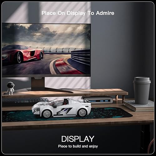 Miniatura 4 de Mould King Speed Champion 650S Super Car Building Toys con vitrina, modelos clásicos coleccionables, kits de construcción para adultos y niños 8+