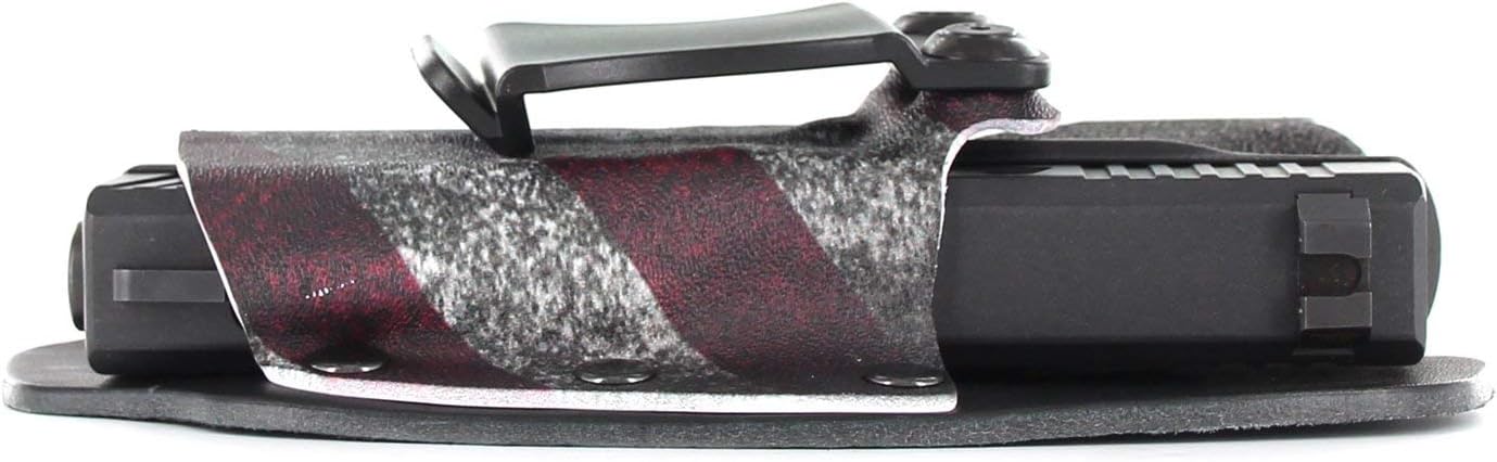 Slanted Flag IWB NT Hybrid Kydex & Leather Holster - Inside The Waistband