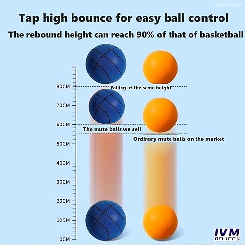 Miniatura 2 de Baloncesto silencioso, balón silencioso para interiores, baloncesto silencioso con asas, baloncesto de espuma silenciosa, baloncesto silencioso,