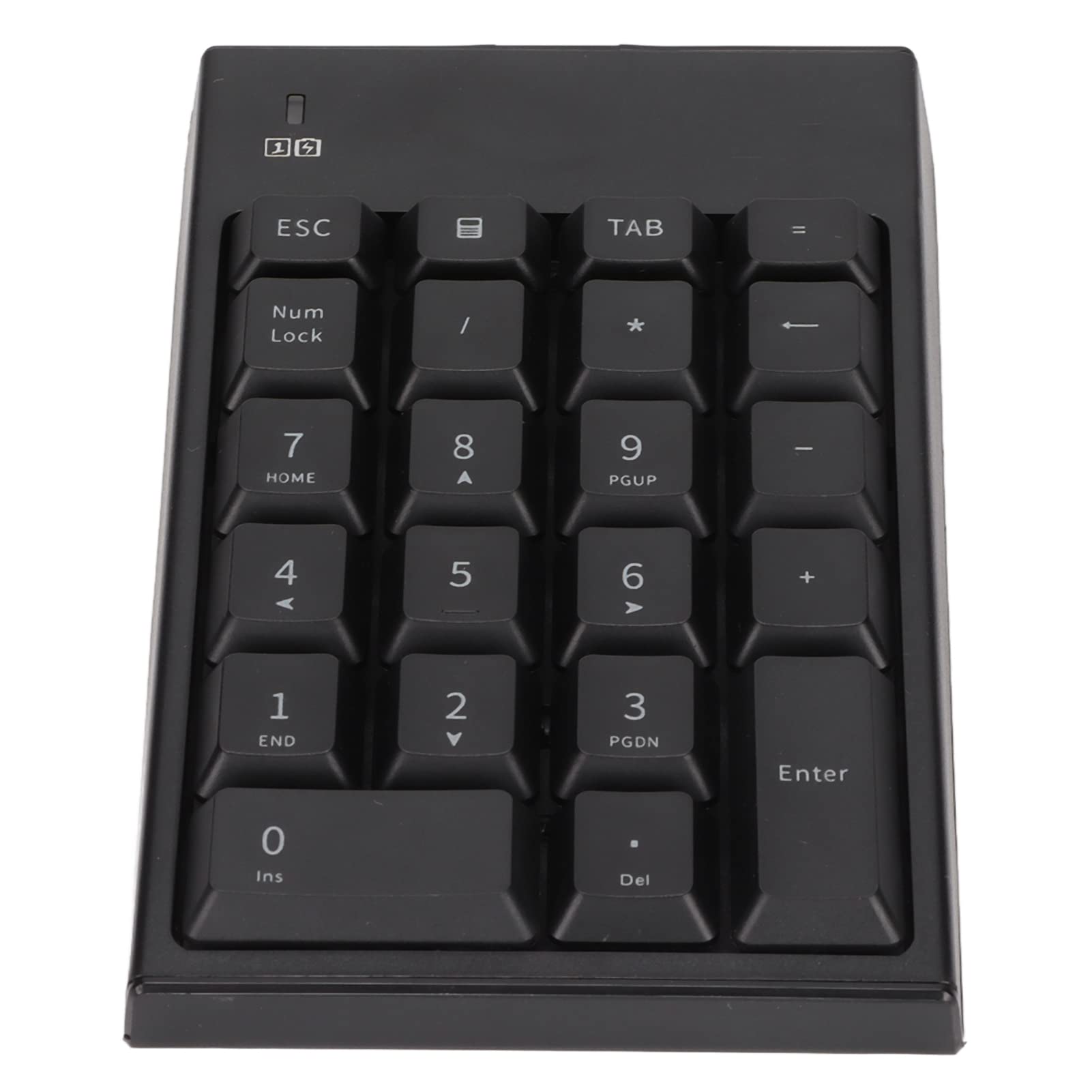 Number Pad, 22 Keys USB Number Pad, 10M Delay Portable Numeric Keypad, with Receiver for Laptop Desktop Computer PC-picture-25