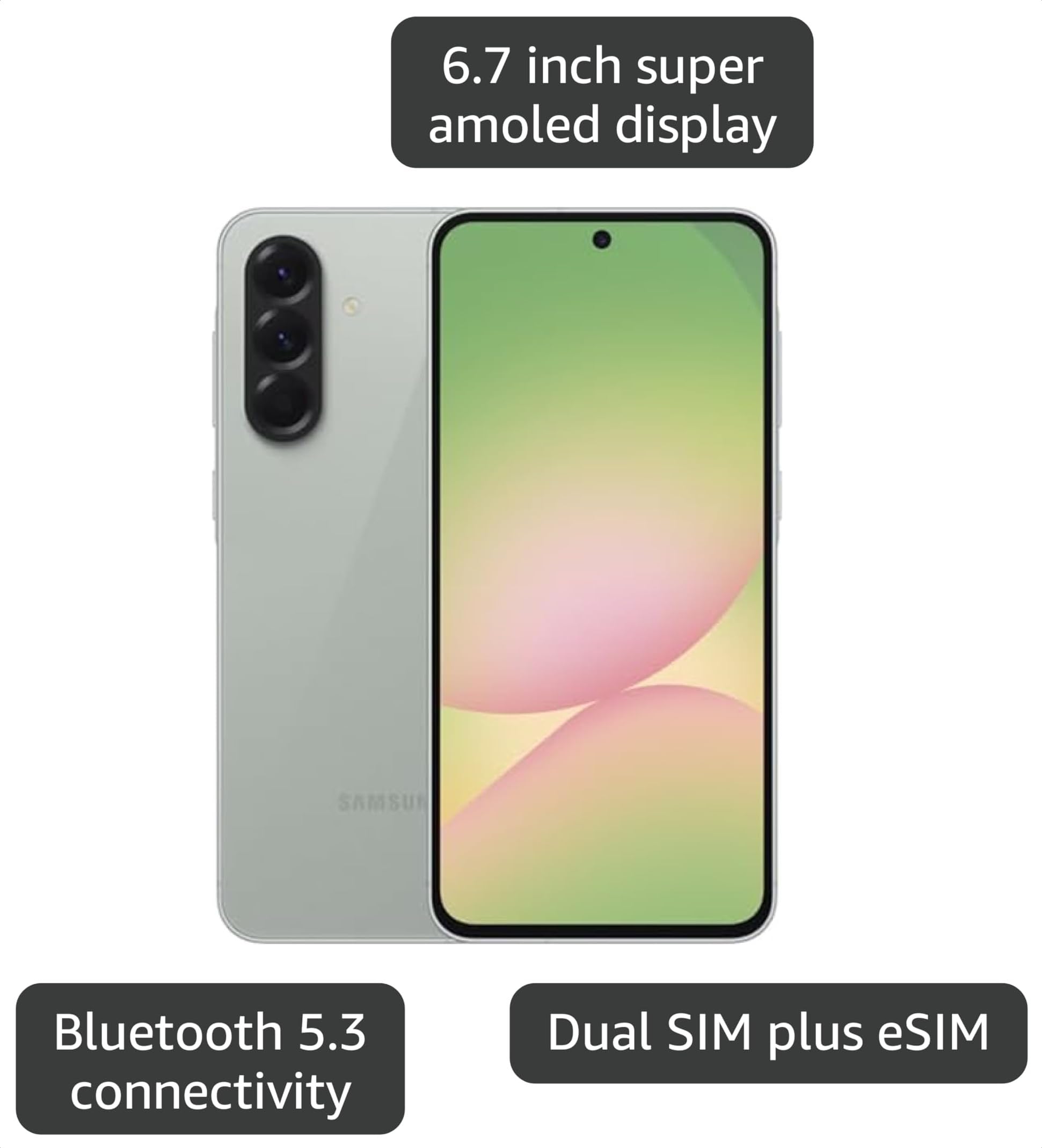 Amazon.com: Samsung Galaxy A56 5G 2025 | 256GB, 12GB, Dual SIM