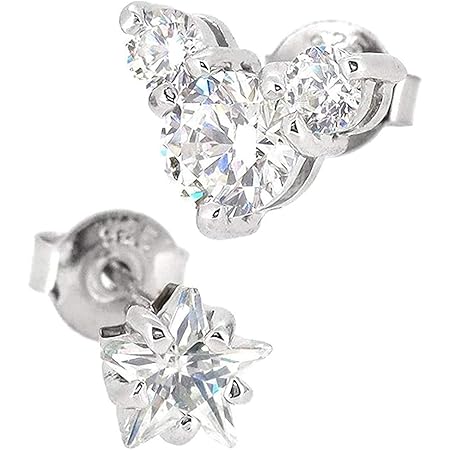 Amazon ディズニー Disney 特 別 仕 様 ミッキー Cz スター ピアス 2p 両耳用 ディズニー 公式ライセンス レディース Sv925 星 ネックレス 通販