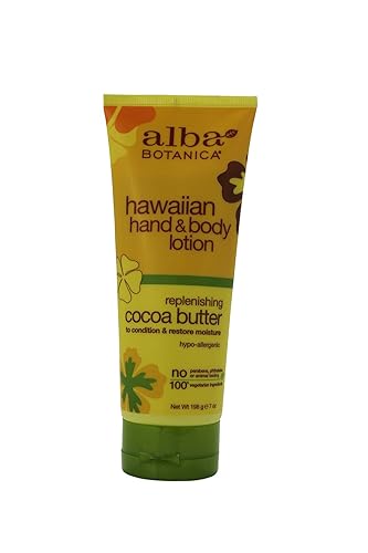 ALBA BOTANICA, Loción de manos y cuerpo de manteca de cacao hawaiana - 7 oz
