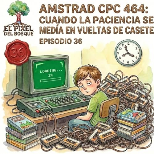 Amstrad CPC 464: Cuando la paciencia se med&iacute;a en vueltas de casete