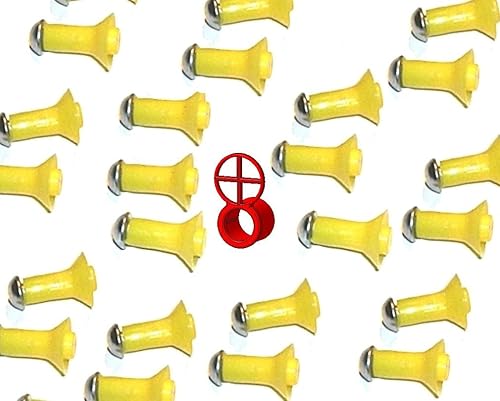 Venom Blowguns® 40 dardos Cal Blowgun Super Stunners – Paquete de 25 con mira roja de alta visibilidad