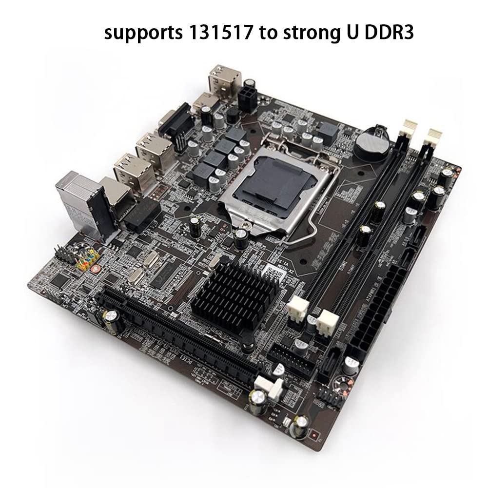 Accessoires électroniques Carte mère H55 LGA 1156 prend en charge I3 530 I5 760 CPU Ddr3 mémoire RAM ordinateur de bureau carte mère Appareils électroniques