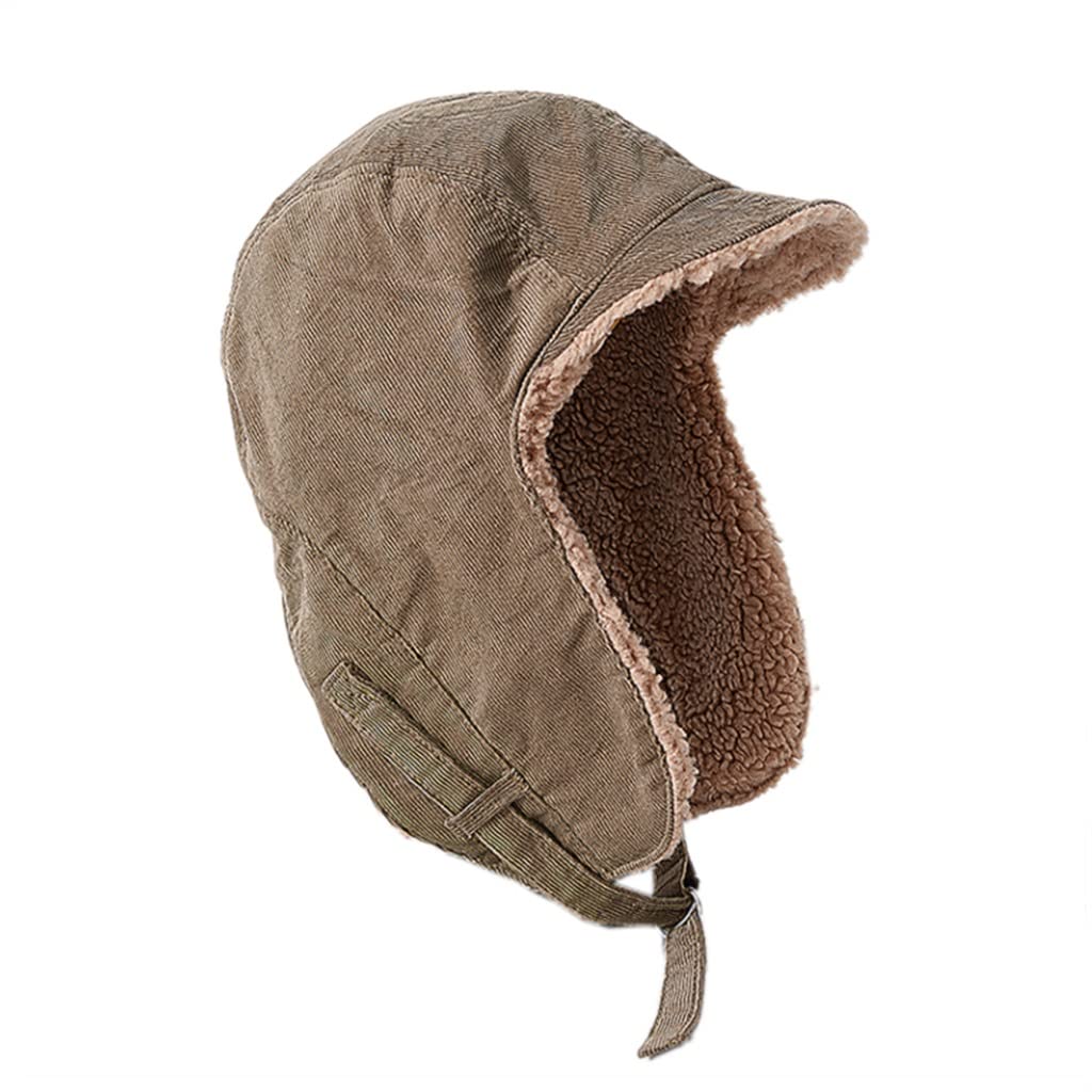 Weibliche Winter-Thunderbolt-Mütze, verdickter Radfahren-Gehörschutz Plus Fleece-Plüsch-warme Mütze (D 6 7/8)