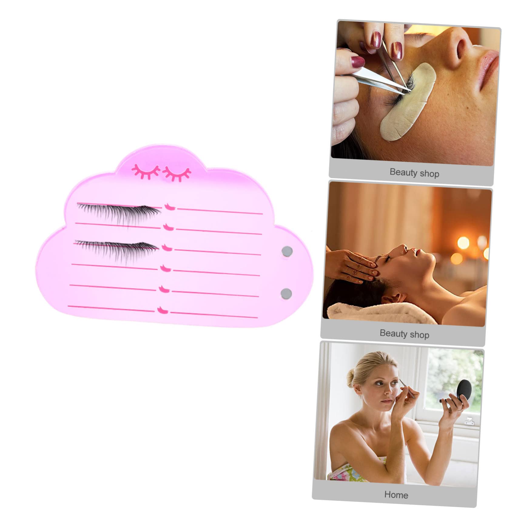 FOMIYES 3pièces Plateau Acrylique Pour Extensions De Palette Magnétique Pour Organiser Vos Outil Pratique Pour Salon Domicile