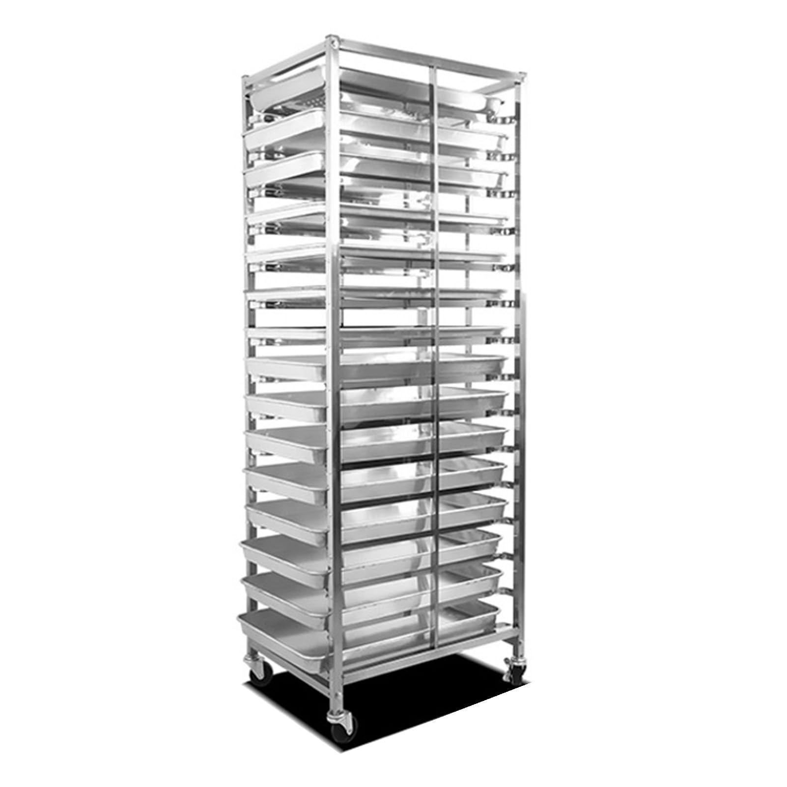 Robustes Edelstahl-Bäckerei-Brötchen-Pfanne Speed Rack – kommerzielles Backblech-Regal für Brotteig und Pizza, ideal zum Kühlen und Trocknen
