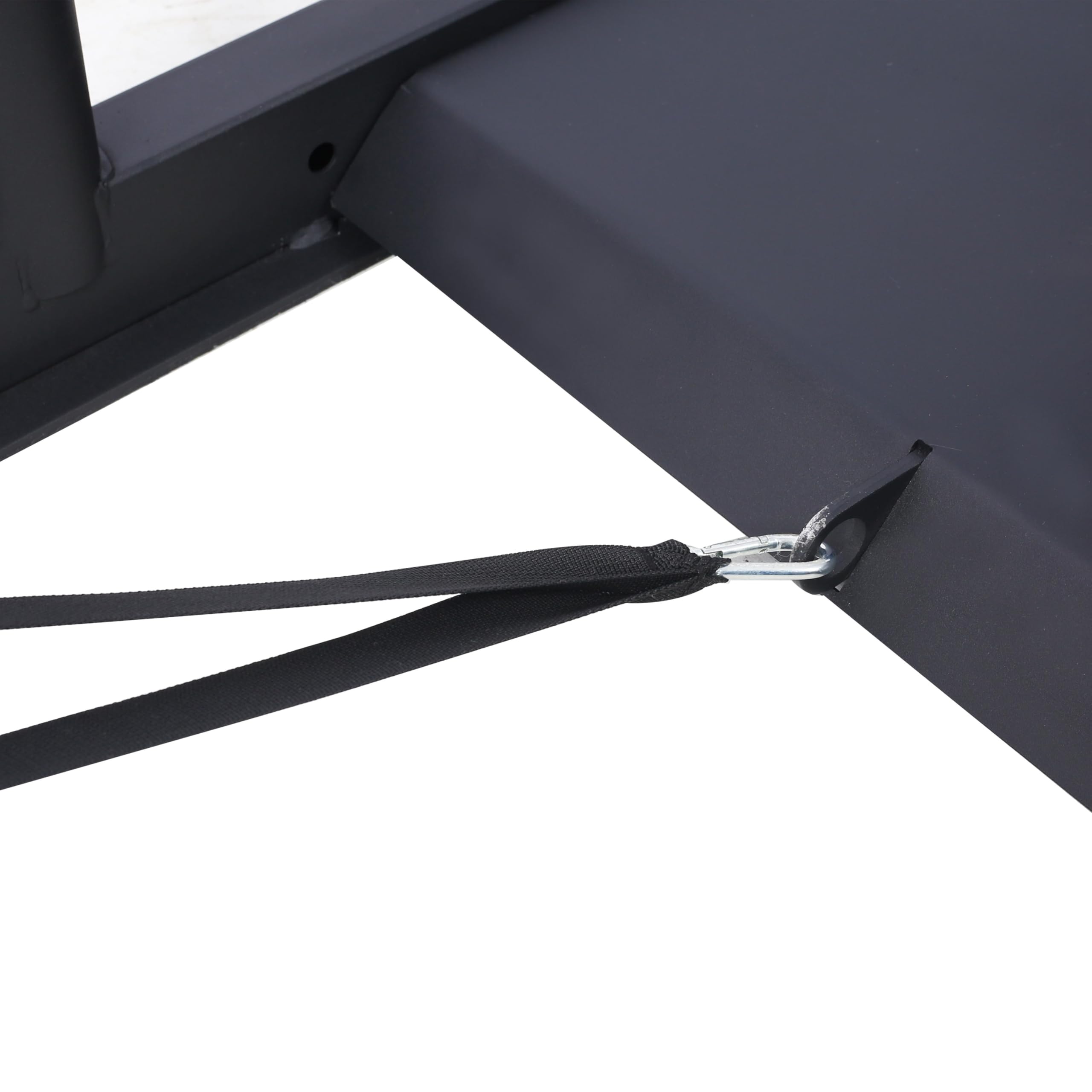 Lunanniu Weight Sled for Fitness Training Push Pull Drag Speed Strength Conditioning Workout Sled with Removable Push Poles Harness and Dual Anchor Points for 2 Inch Weight Plates Black