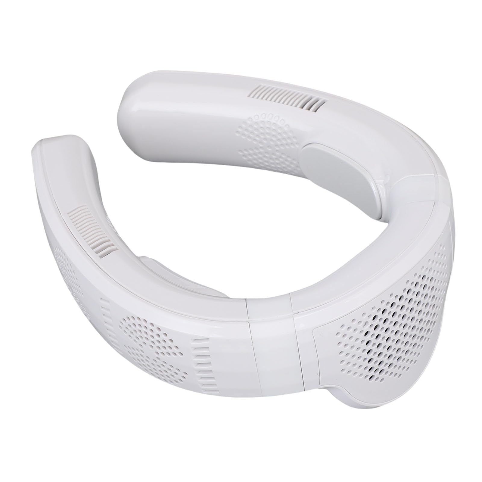 Tragbarer Nackenventilator, 360°-Kühlung, 10.000 MAh, Wiederaufladbare Klimaanlage, Persönlicher Ventilator, 3 Geschwindigkeiten, Kühlung und Heizung, Dual-Use-Ventilator ohne Flügel, Ideal