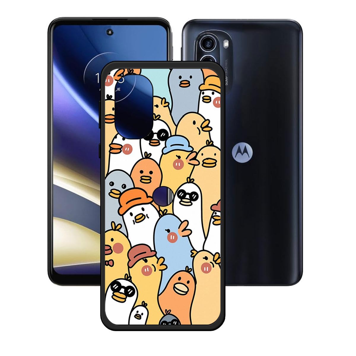 Amazon.co.jp: Motorola Moto G52j 5G II用TPUカバー ブラック 