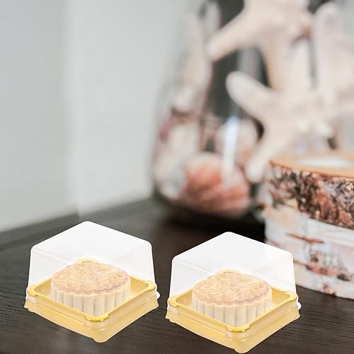 Miniatura 3 de Alipis 50 unidades de galletas de queso desechables para alimentos, mini cajas de magdalenas de queso sus galletas para pasteles, cajas