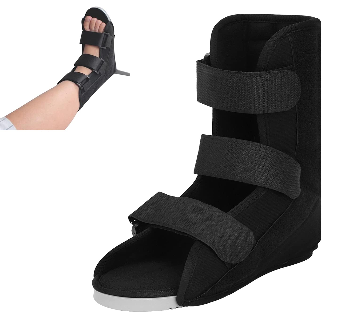 Cast Shoe Foot Fracture Support Surgical Shoe Medical Open Toe Plaster Cast Boot Post Op Shoe Toe Valgus Surgical Fixed Gypsum Shoe Walking Boot for Foot Injuries Stable Ankle Joints Postoperative Recovery Pain Relief : Health & Household