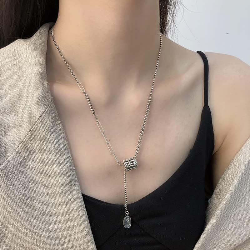 NONNYL S925 Necklace Gift for Women Wife, Womens Pendant Jewelry Wedding Anniversary, Sterling Silver Girlfriend Birthday Gifts for Her, Pendants Necklaces for Christmas Mom Gifts