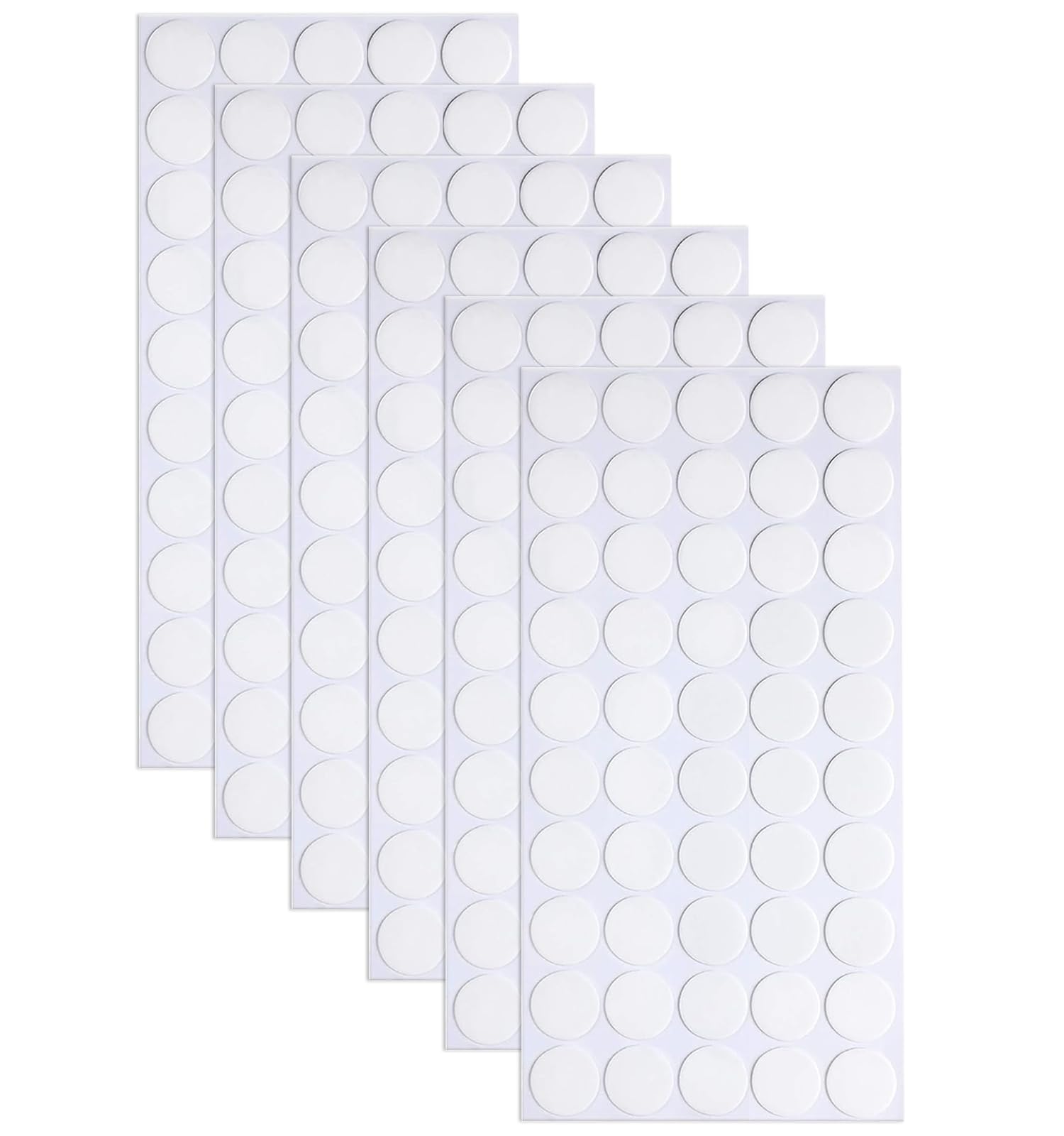 Teskyer 300 Pcs Double Sided Adhesive Glue Dots (20mm) - Clear, Removable, Waterproof Round Sticky Dots, No Trace for Balloons Party Festival Wedding Birthday Decorations & DIY Crafts