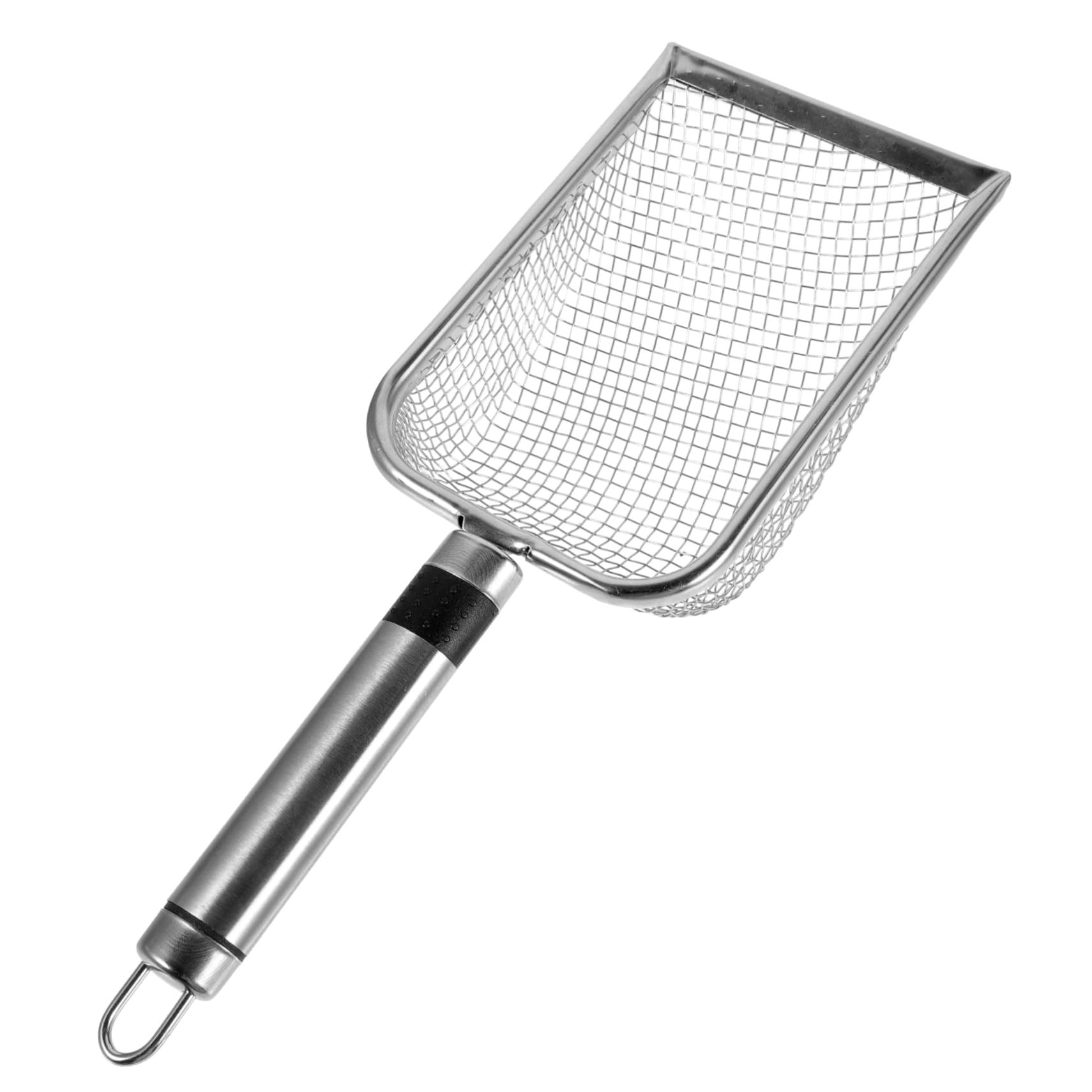 Gogogmee Beach Filter Shovel Lightweight Mesh Shovel for Boys and Girls Adults Stainless Steel Outdoor Tool for Shelling and Sand Removal
