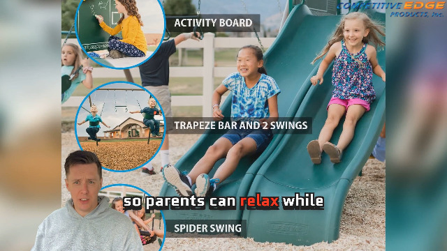 Amazon.com: Lifetime 90797 Big Stuff Adventure Swing Set, Brown