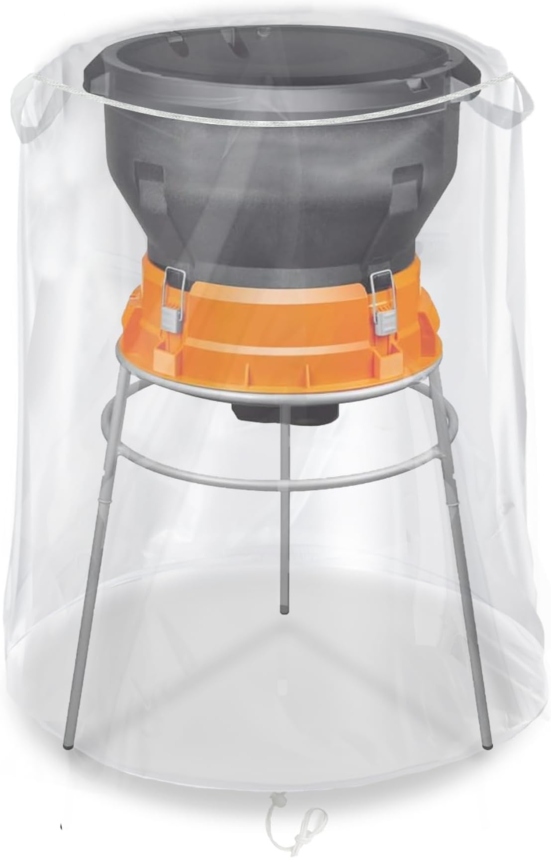 IndigoTempest9 Wood Chipper Cover - 33" x 45"Transparent PVC Wood Chipper Shredder Mulcher Covers Waterproof, dust-Proof Protection