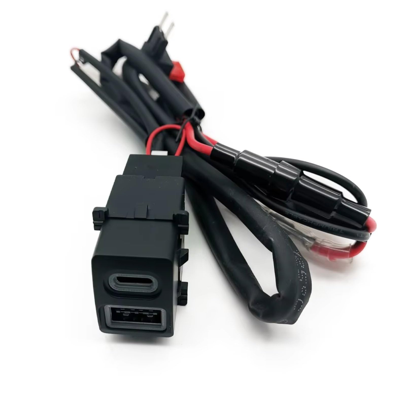 Compatible Con Subaru Para Forester 2019-2024 1 Pc Dual USB QC3.0 Tipo C PD Interfaz Enchufe Cargador Carga Rápida 12V 24V Reemplazo Toma interfaz USB