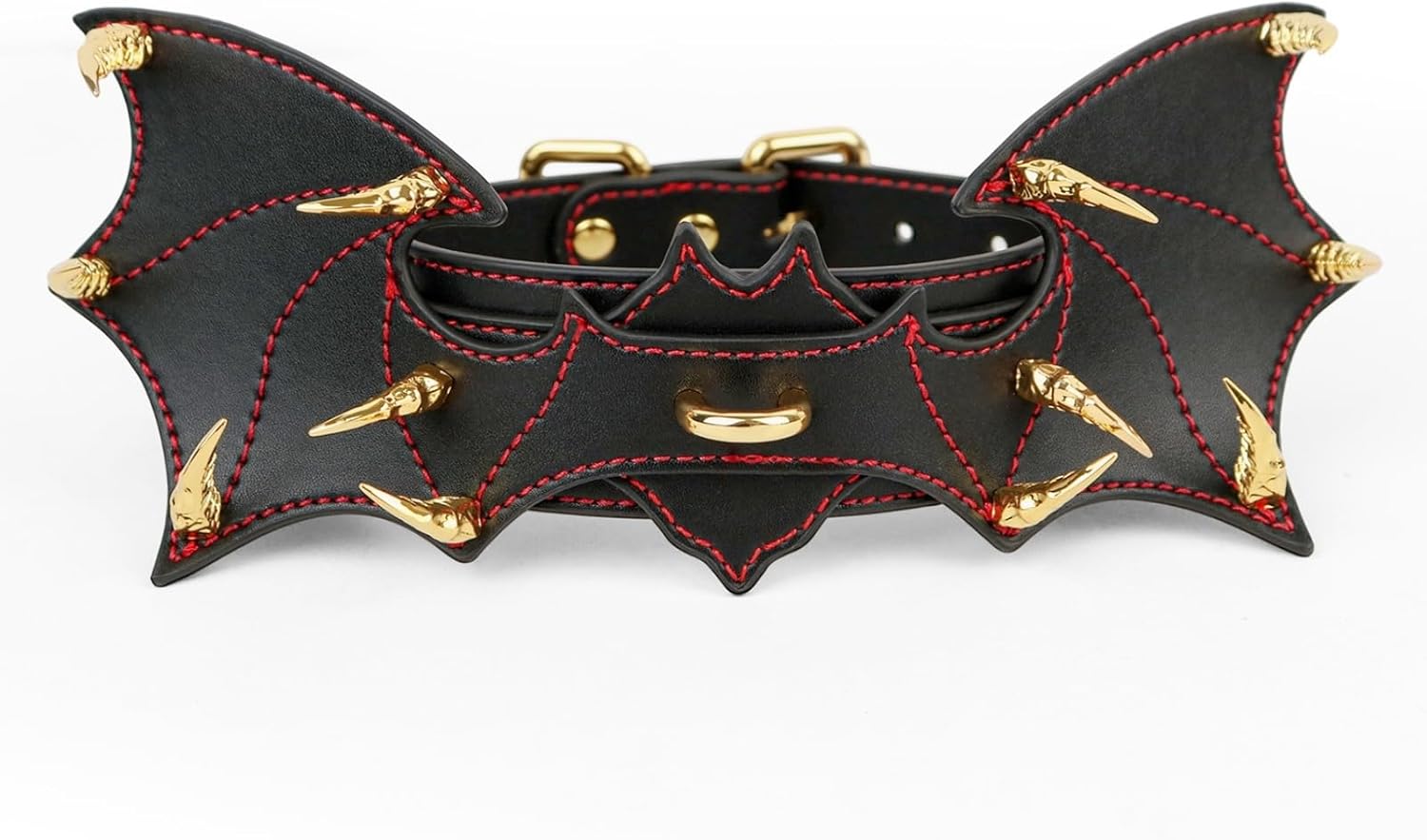 Adjustable Bdsm Bondage Restraint Harness Necklace Collar Neck, Leather Bondage Gear & Accessories Metal Adult Sex Toy - Gold