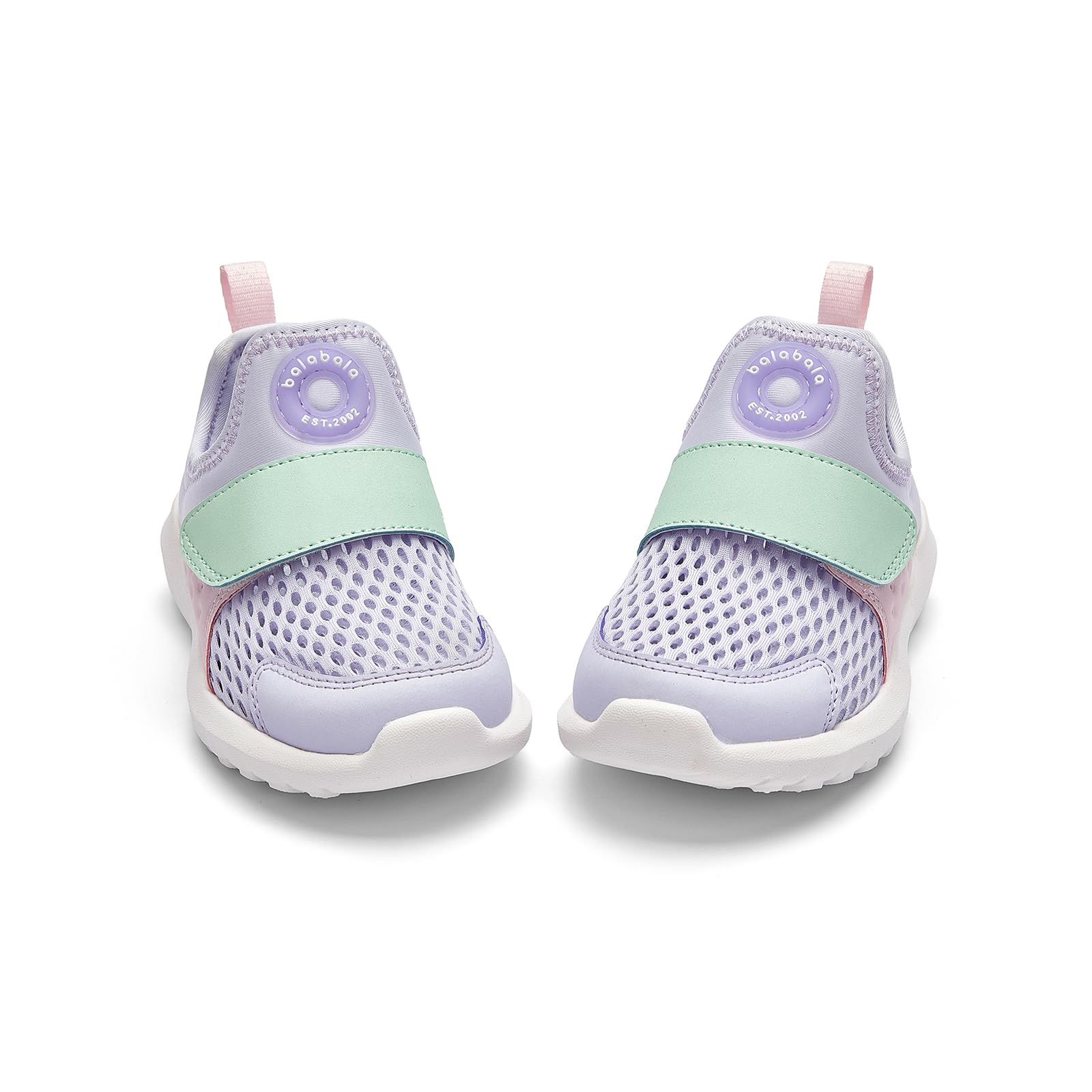 Balabala Kids Boys Girls Sneakers Running Tennis Shoes Lightweight Breathable Athletic Sports Purple