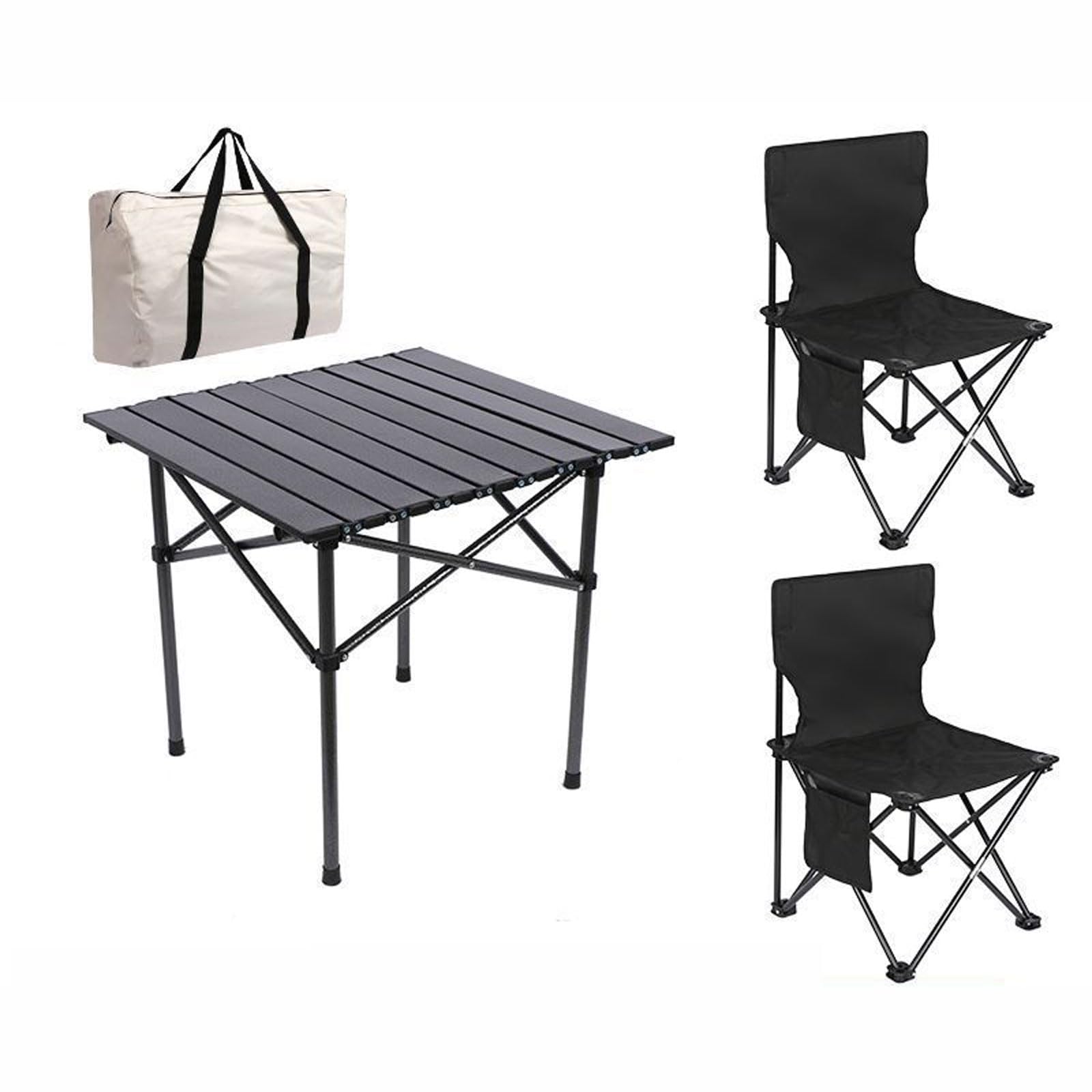 Table pliante de plage et sac à dos pliable pour barbecue sans effort