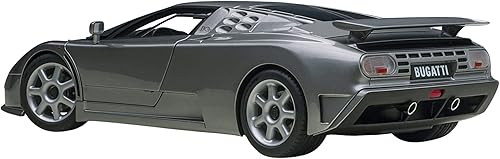 Miniatura 6 de Bugatti EB110 SS Super Sport Grigio Metalizzatto Plata Metalizzatto Plata Metalizzatto Modelo 1/18 Coche Modelo por Autoart 70916