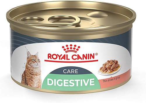 Royal Canin Feline Care Nutrition Digest Sensitive Thin Slices In Gravy Canned Cat Food 3 oz