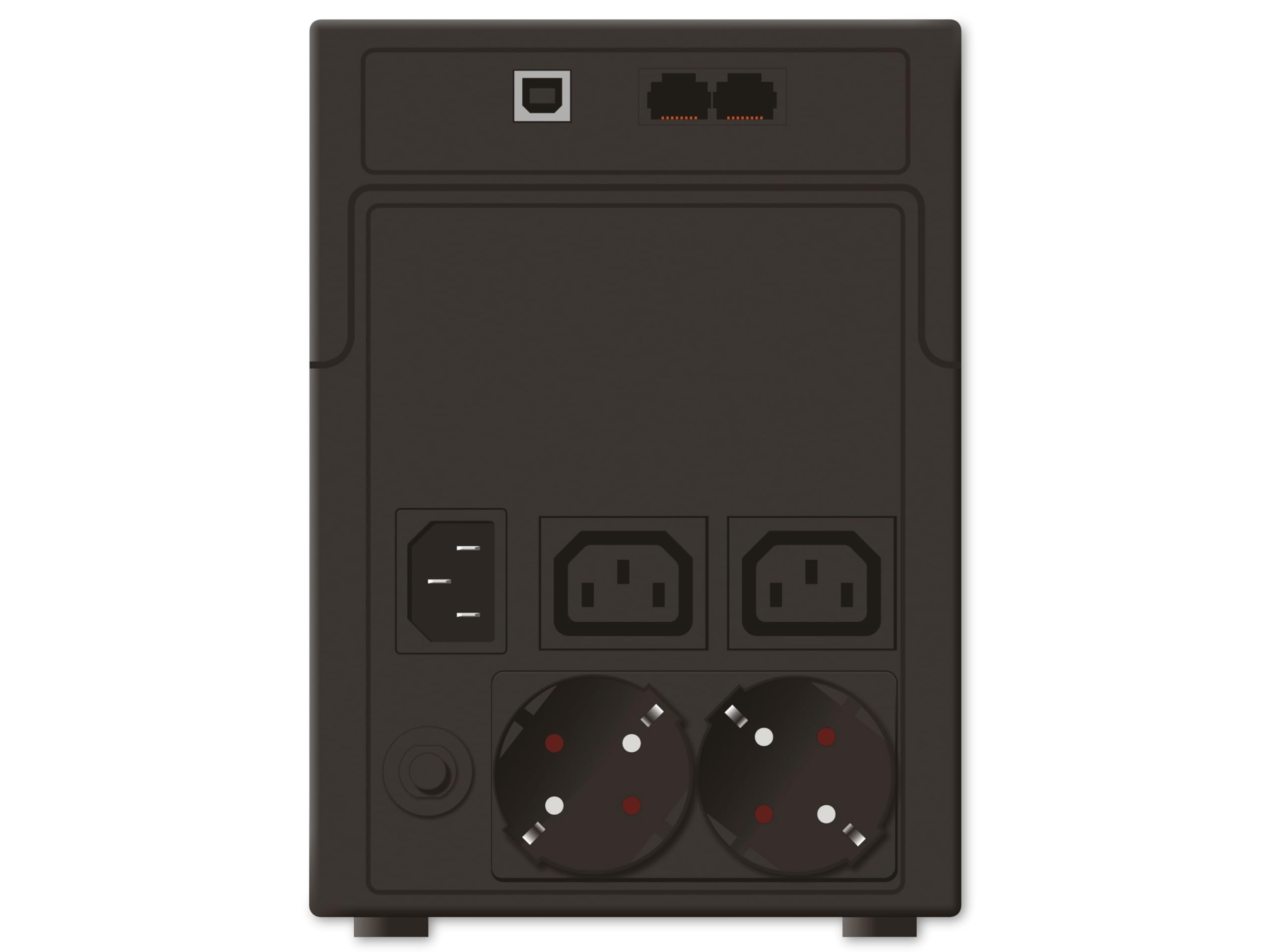 Powerwalker VI 1200 SHL Schuko 1200VA / 600W Line-Interactive USV Tower AVR HID LCD