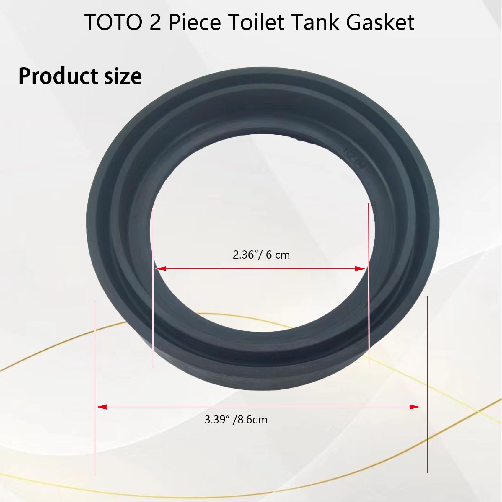 Toilet Flush Valve Gasket Rubber Seal Gasket For TOTO