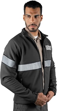 RYNO GEAR Mens Tactical Security Soft Shell Jacket