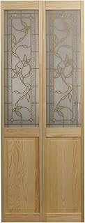 LTL Home Products 871930 Pinecroft Tuscany Decorative Glass/Raised Panel...