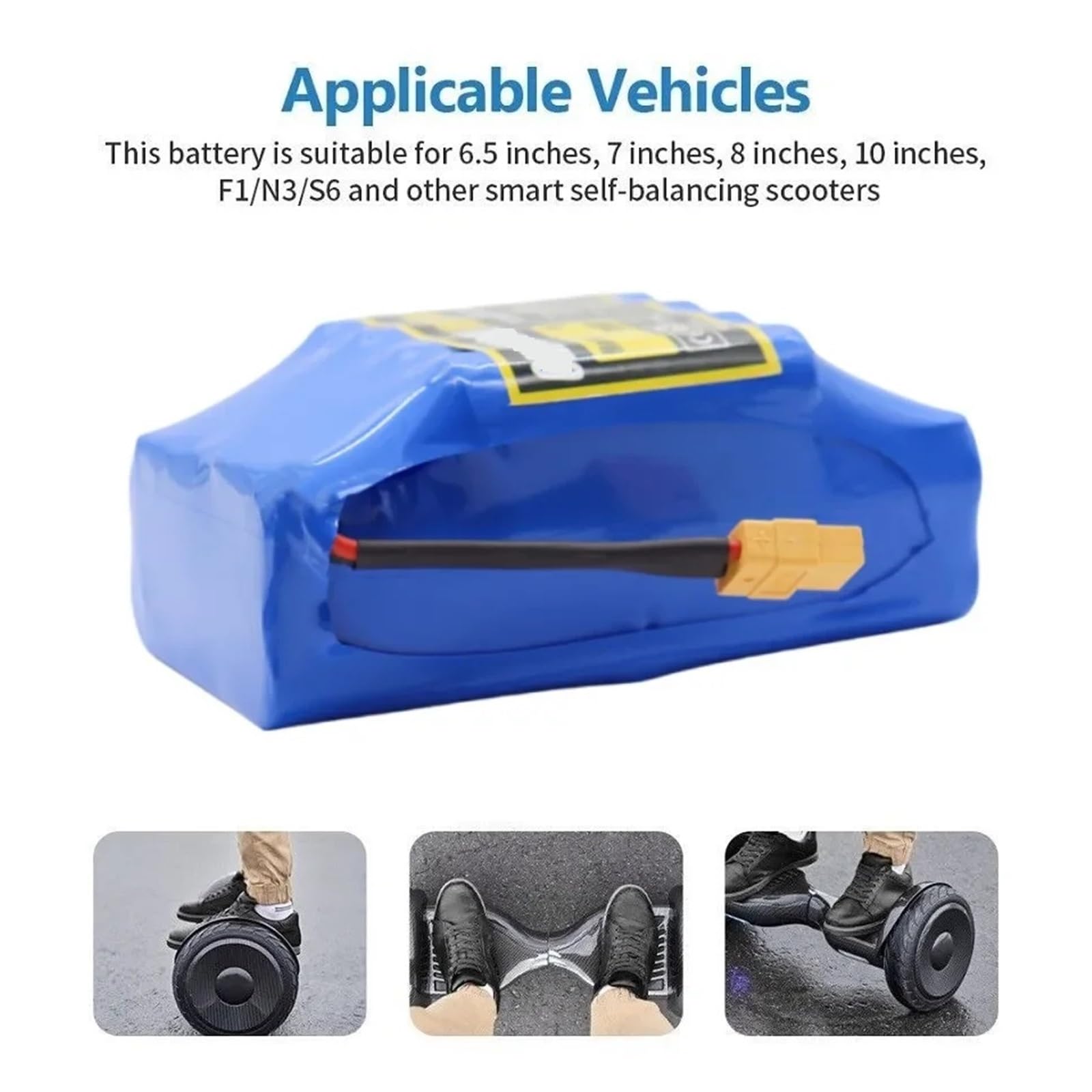 Batterie Lithium-ion Rechargeable 36V 12ah 10s2p, for Scooter électrique à auto-équilibrage, pièces de rechange for HoverBoard et monocycle