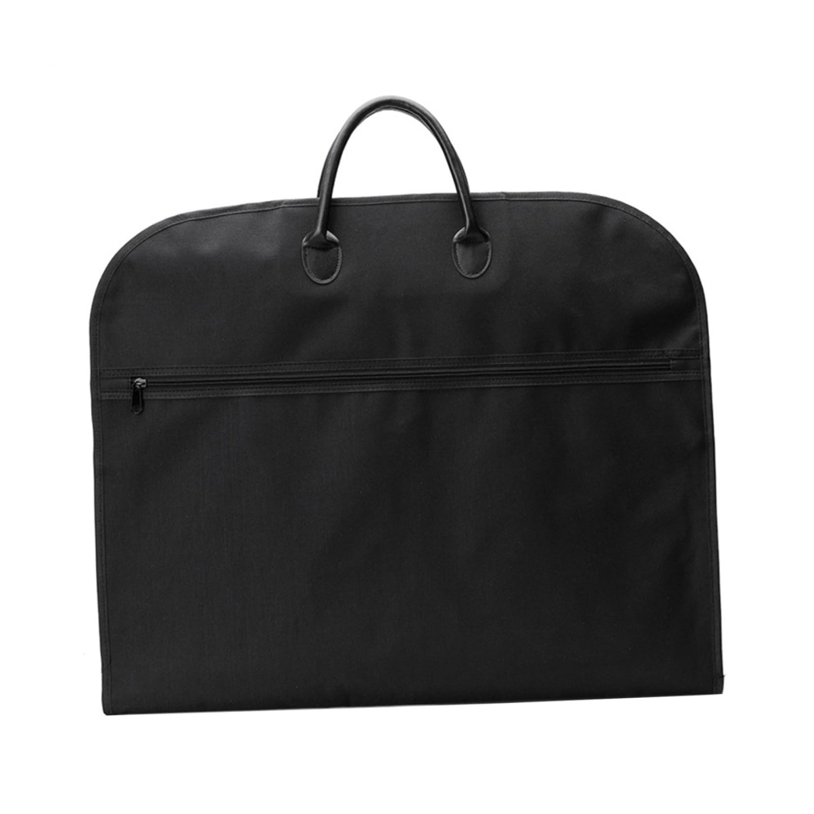 STOBAZA Bolsa Funda Protectora para Trajes de Tela Oxford Portátil Plegable Negra Ligera y Conveniente para Viajes y Negocios para Vestidos y Abrigos