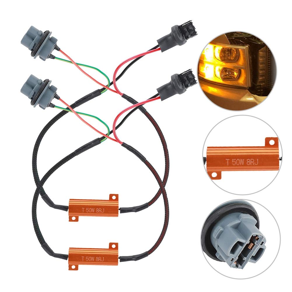 Kit Décodeur H7 Canbus 2 Pièces H1 H3 LED Phare Décodeurs Canbus Résistance Anti-Scintillement