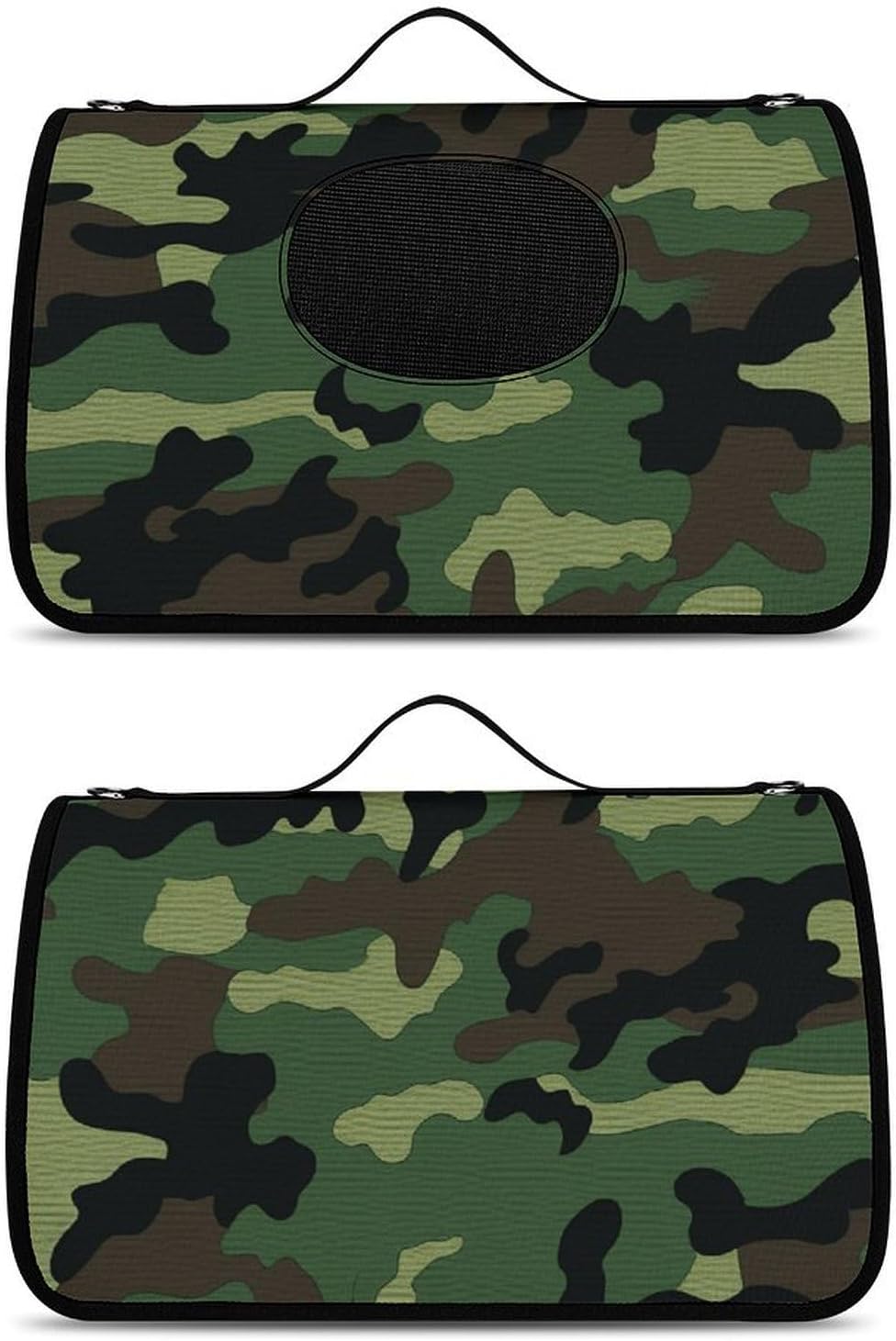 Pet Handbags, Green Military Printed Pet Handbags,folding Pet Bags,new Pet Handbags,universal Pet Handbags, 45X26X23.5cm