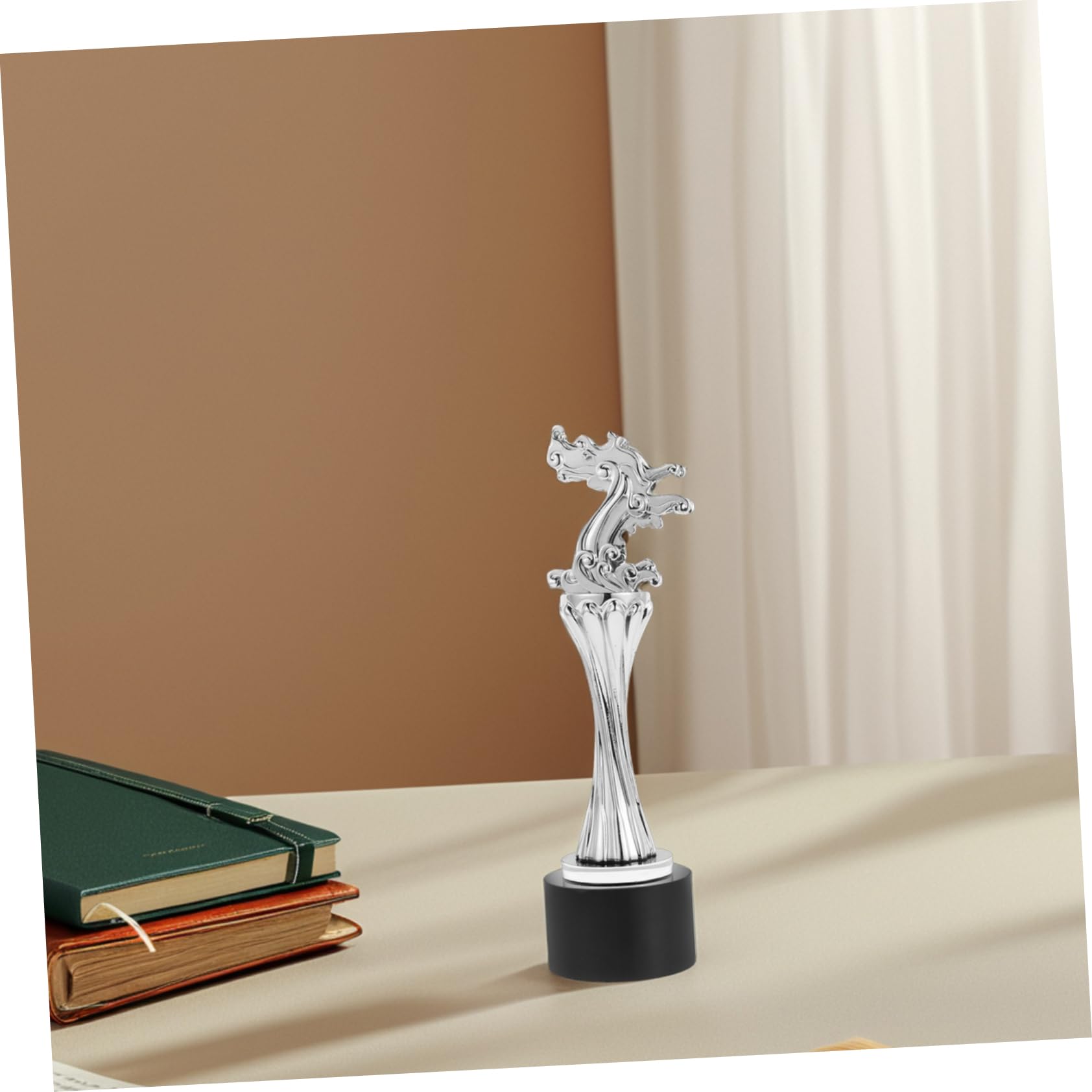 UPKOCH Drachenboot-Trophäe Siegertrophäe Drachenboot -Trophäe-Requisite Trophäen-Requisite für Studenten Kindergarten Student-Trophäe-Requisite klein Harz Party Kristall Rose Gold