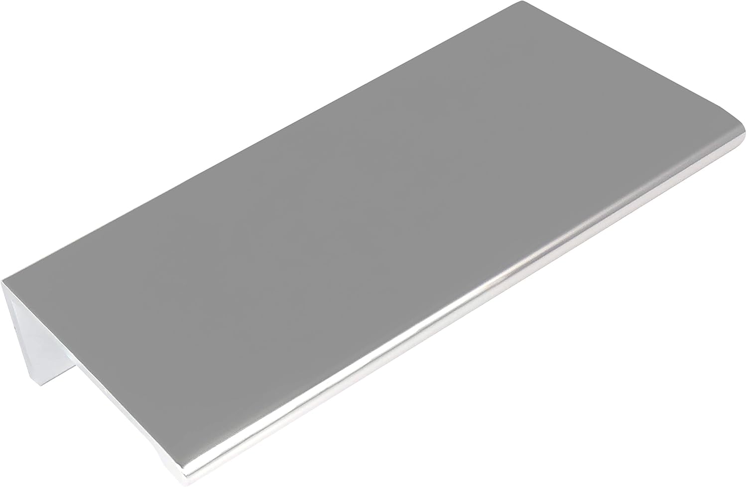 Laurey 96220-4 Inch Overall Edge Pull for Cabinet Doors and Drawer Fronts - Matte Black - Pack of 10