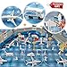 200 PCS Airport Terminal Kids Toys Deluxe Airlines Pretend Playset with Airplanes, Vehicles, Figures, Accessories, Play Mat