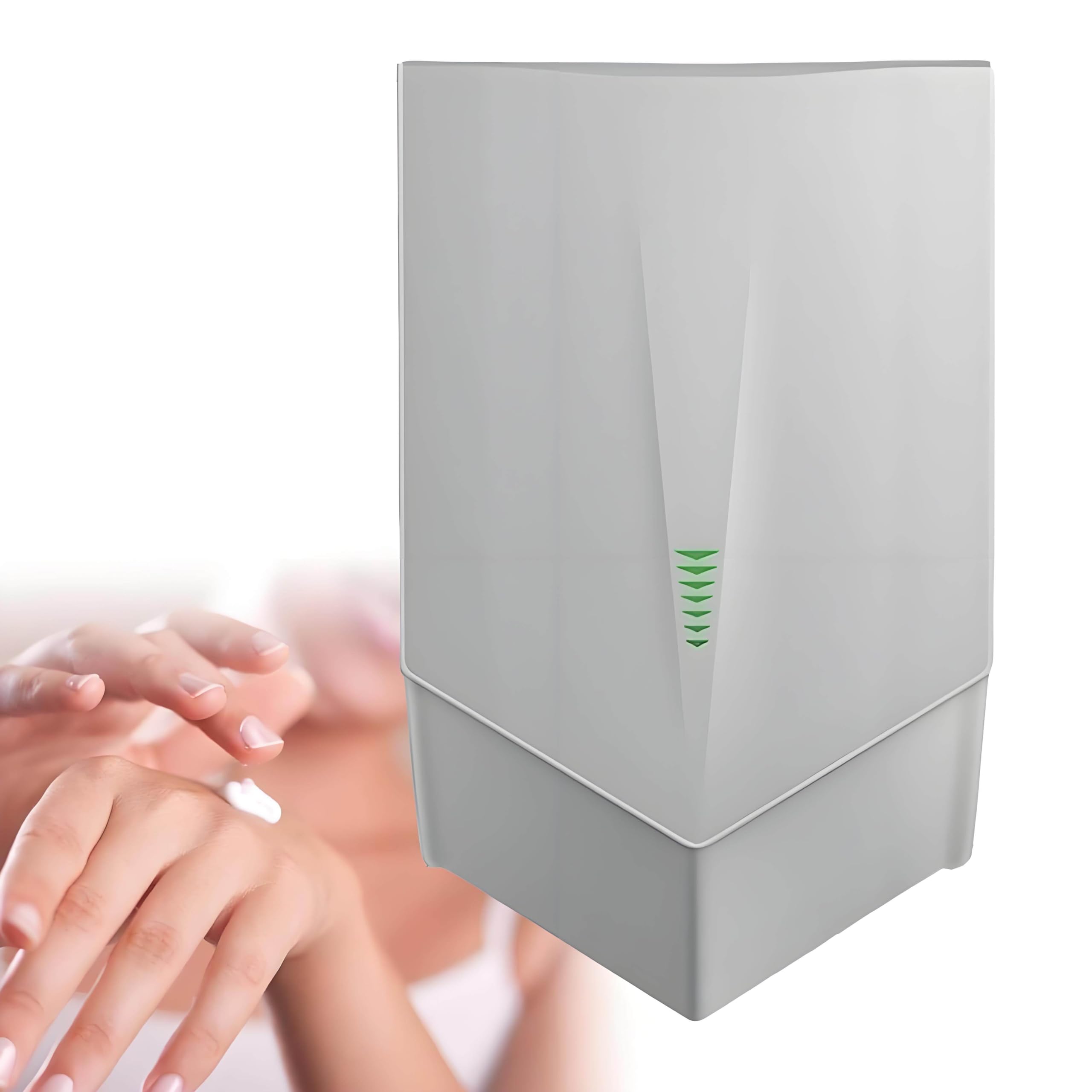 Secador de manos eléctrico de pared para uso comercial, 1500 W, Grey