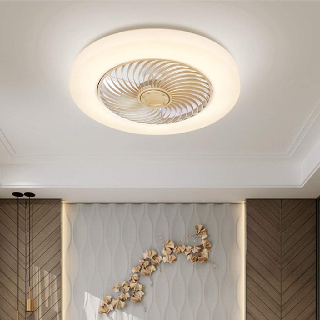 Ventilador de Techo LED con luz 72W silencioso regulable con temporizador y control remoto