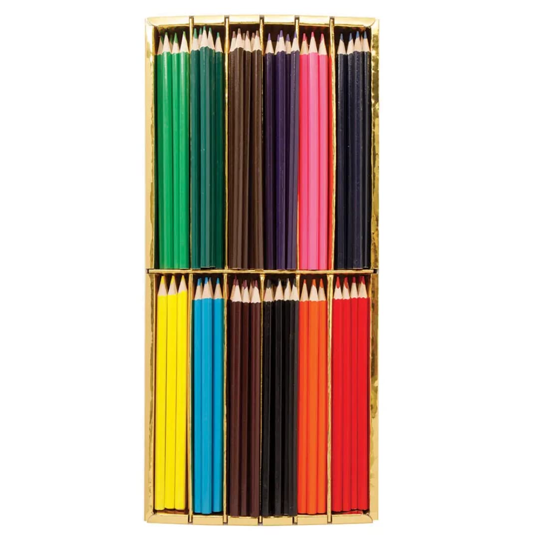 Baker Ross FE416 Multicolor Classic Colored Pencils Art Set - Pack of 180, Kids Coloring Set, Colored Pencils for Children, Arts and Craft Supplies