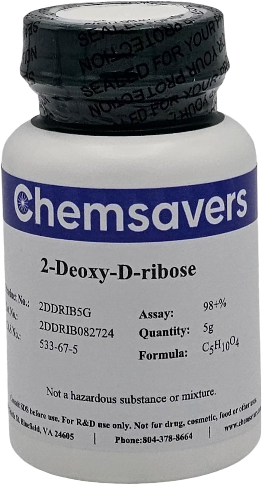 2-Deoxy-D-ribose, 98+%, 5g